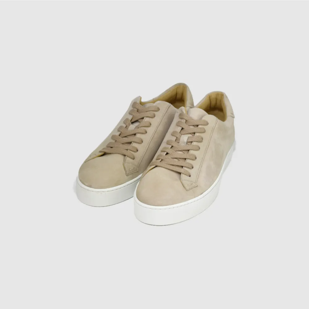LUI Sneakerloafer - feines Veloursleder beige