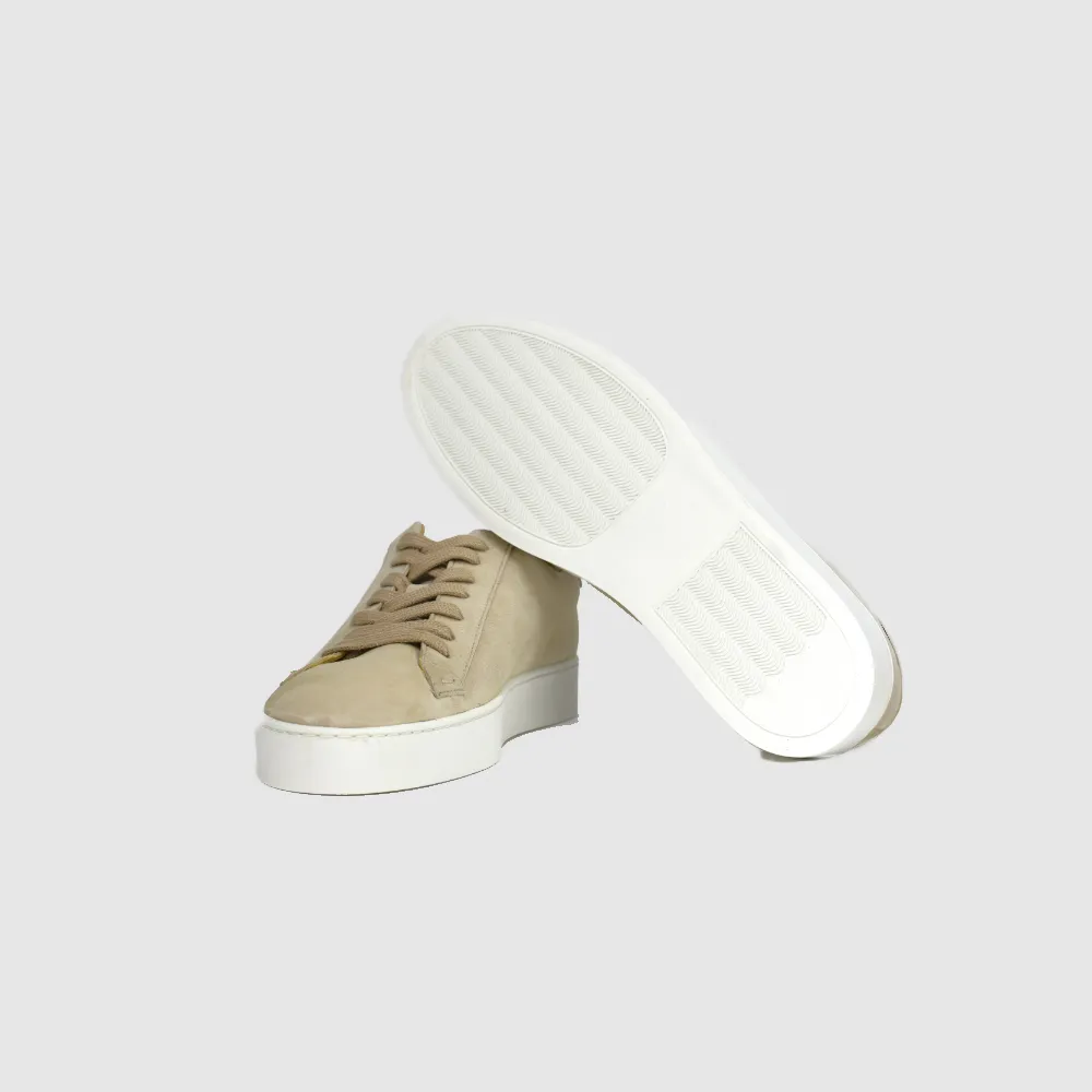 LUI Sneakerloafer - feines Veloursleder beige