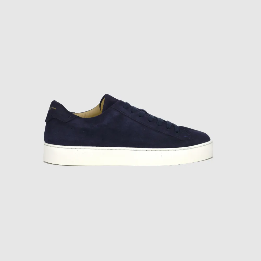 LUI Sneakerloafer - feines Veloursleder blue