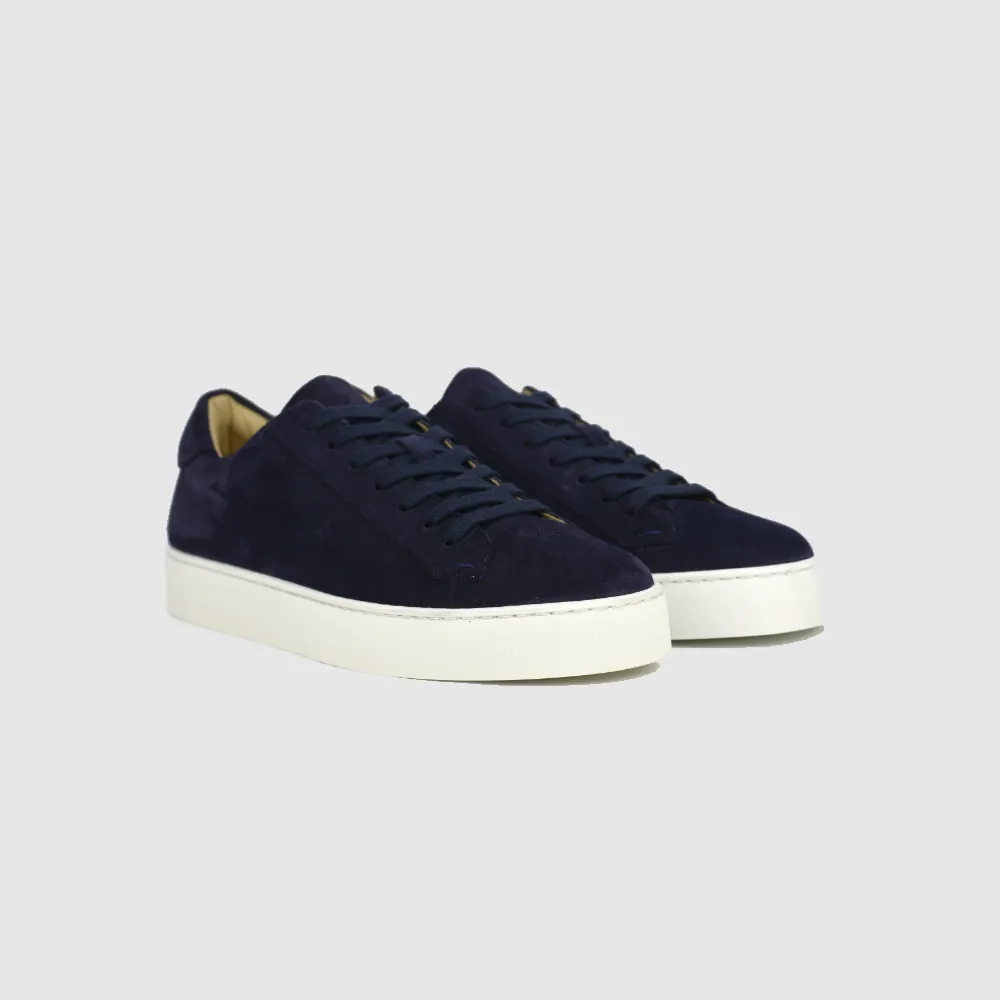 LUI Sneakerloafer - feines Veloursleder blue