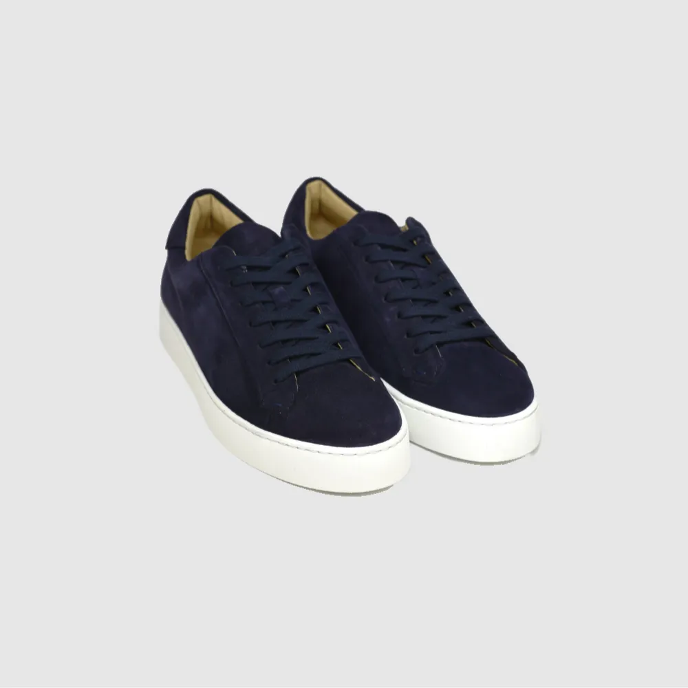 LUI Sneakerloafer - feines Veloursleder blue