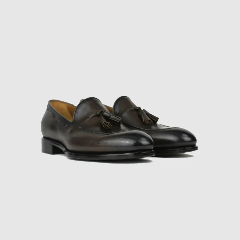 RICHARD Tassel Loafer - Vitello Brown