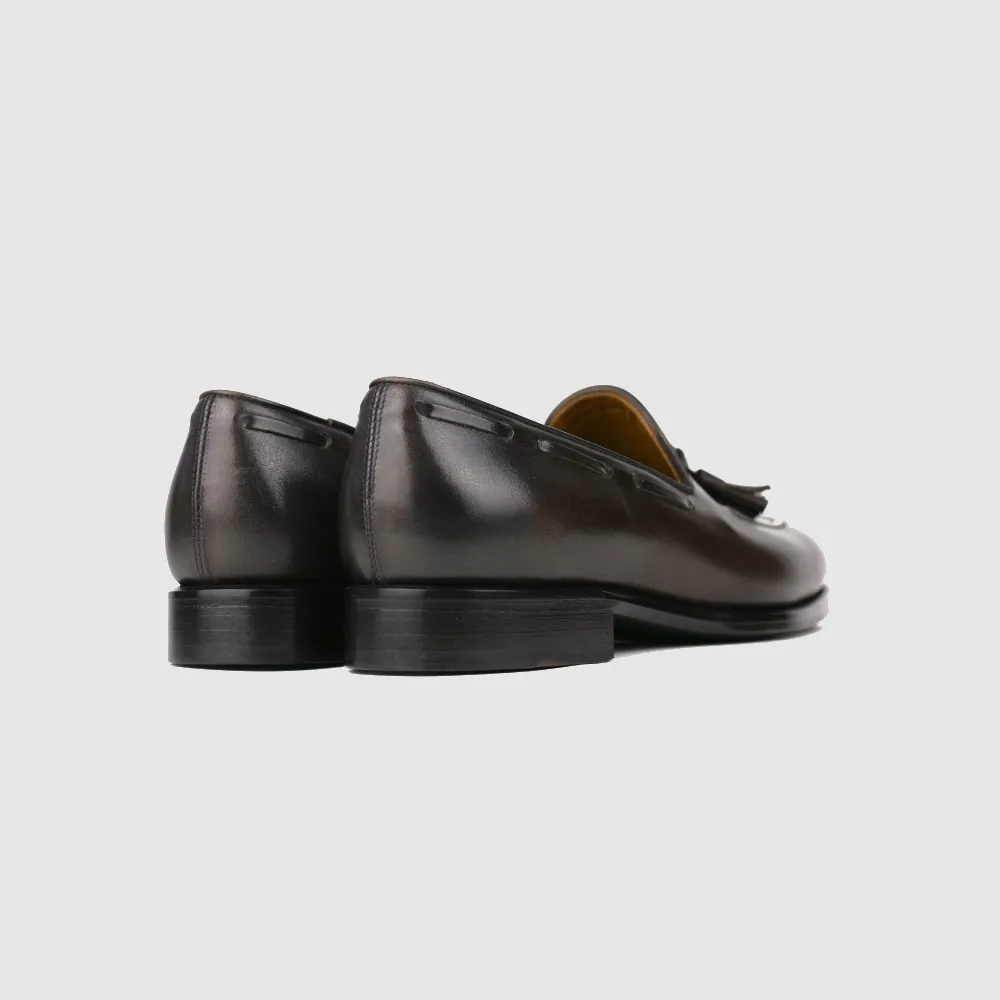 RICHARD Tassel Loafer - Vitello Brown