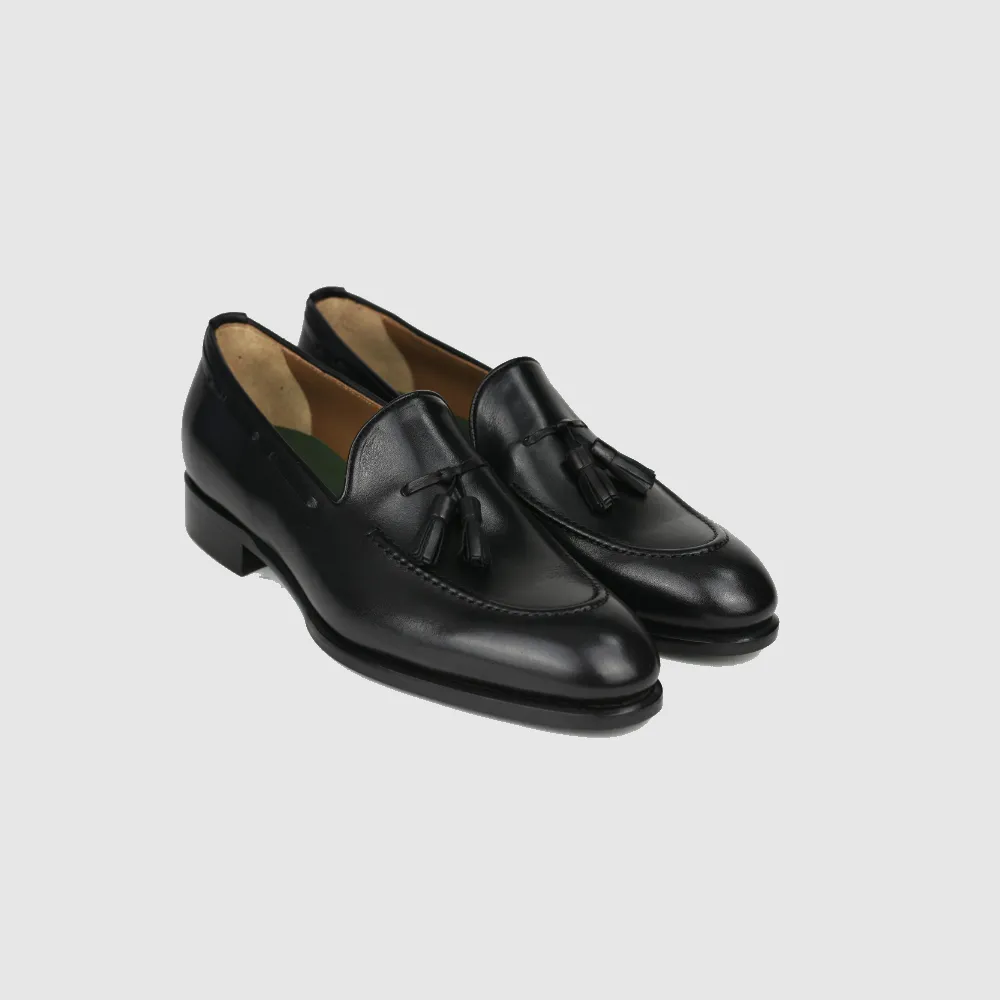 RICHARD Tassel Loafer - Vitello Black