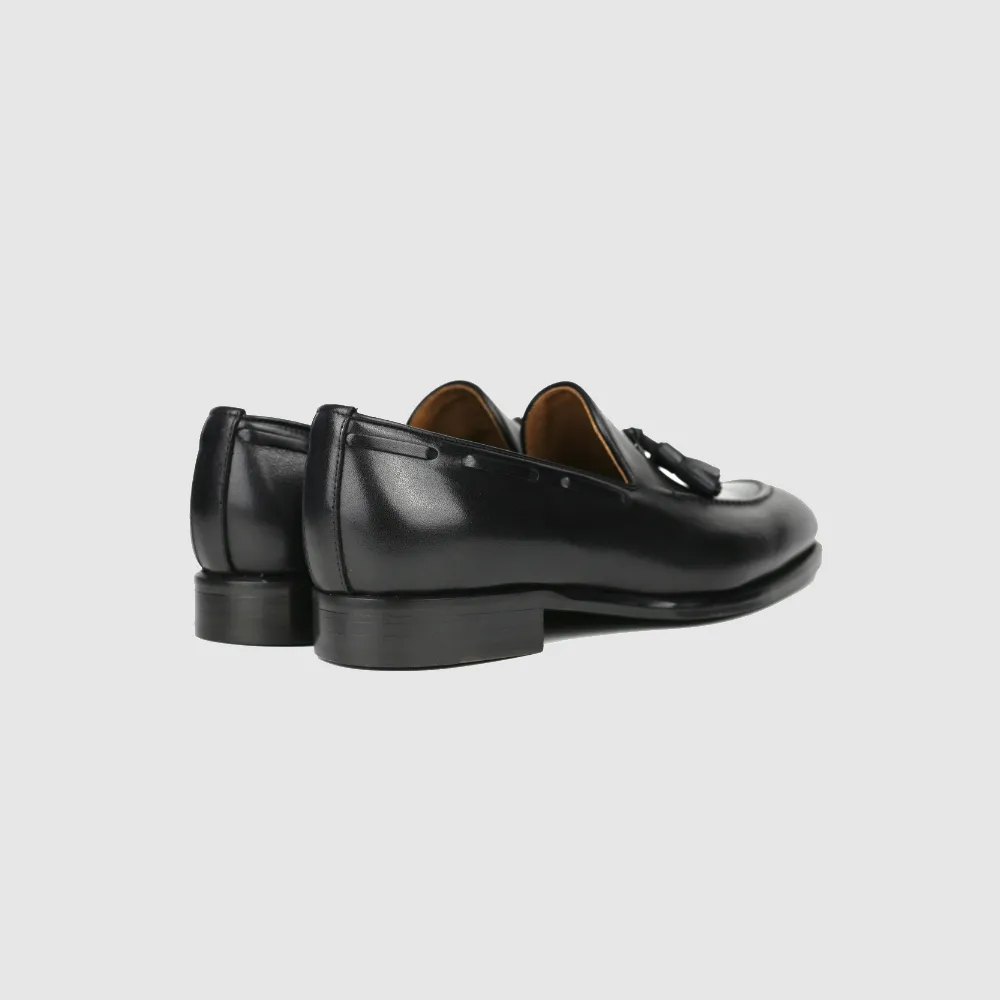 RICHARD Tassel Loafer - Vitello Black