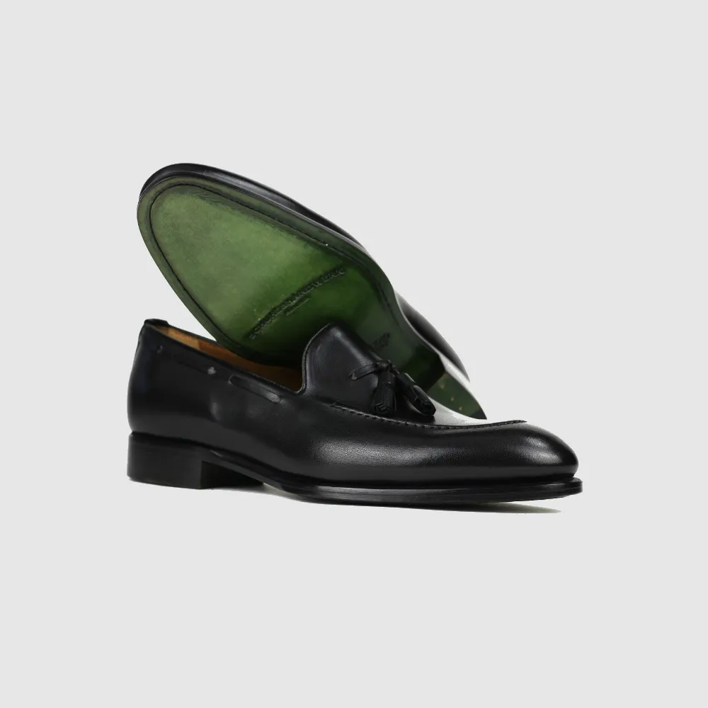 RICHARD Tassel Loafer - Vitello Black