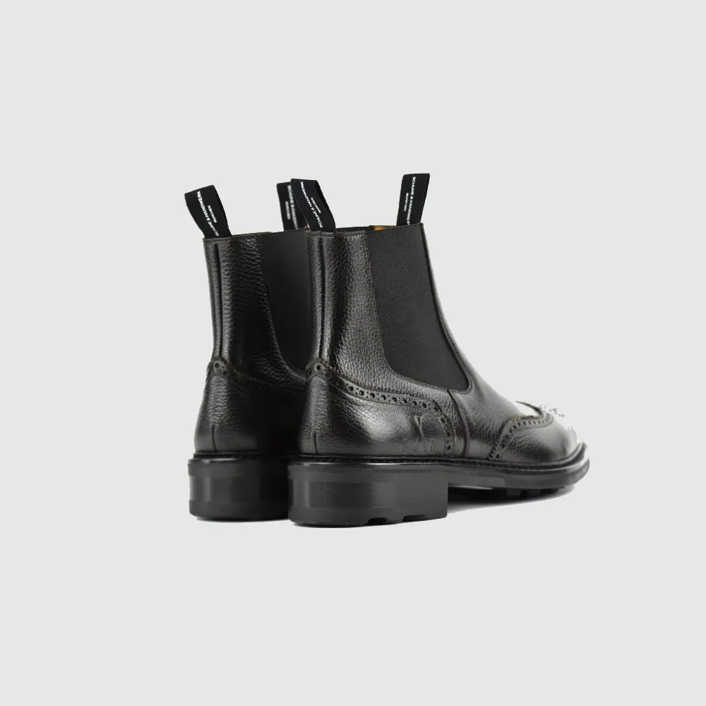 Chelseaboot CHARLES grain brown