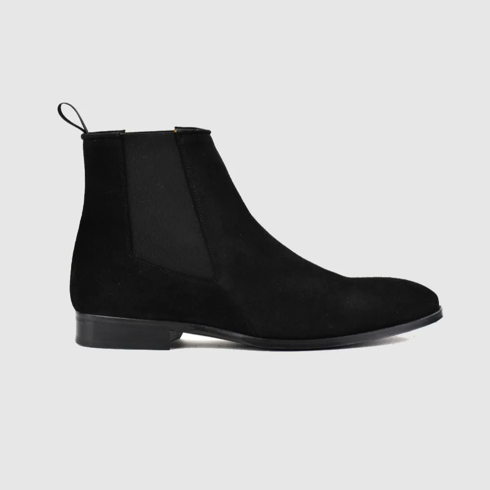 Chelseaboot JAHN suede black