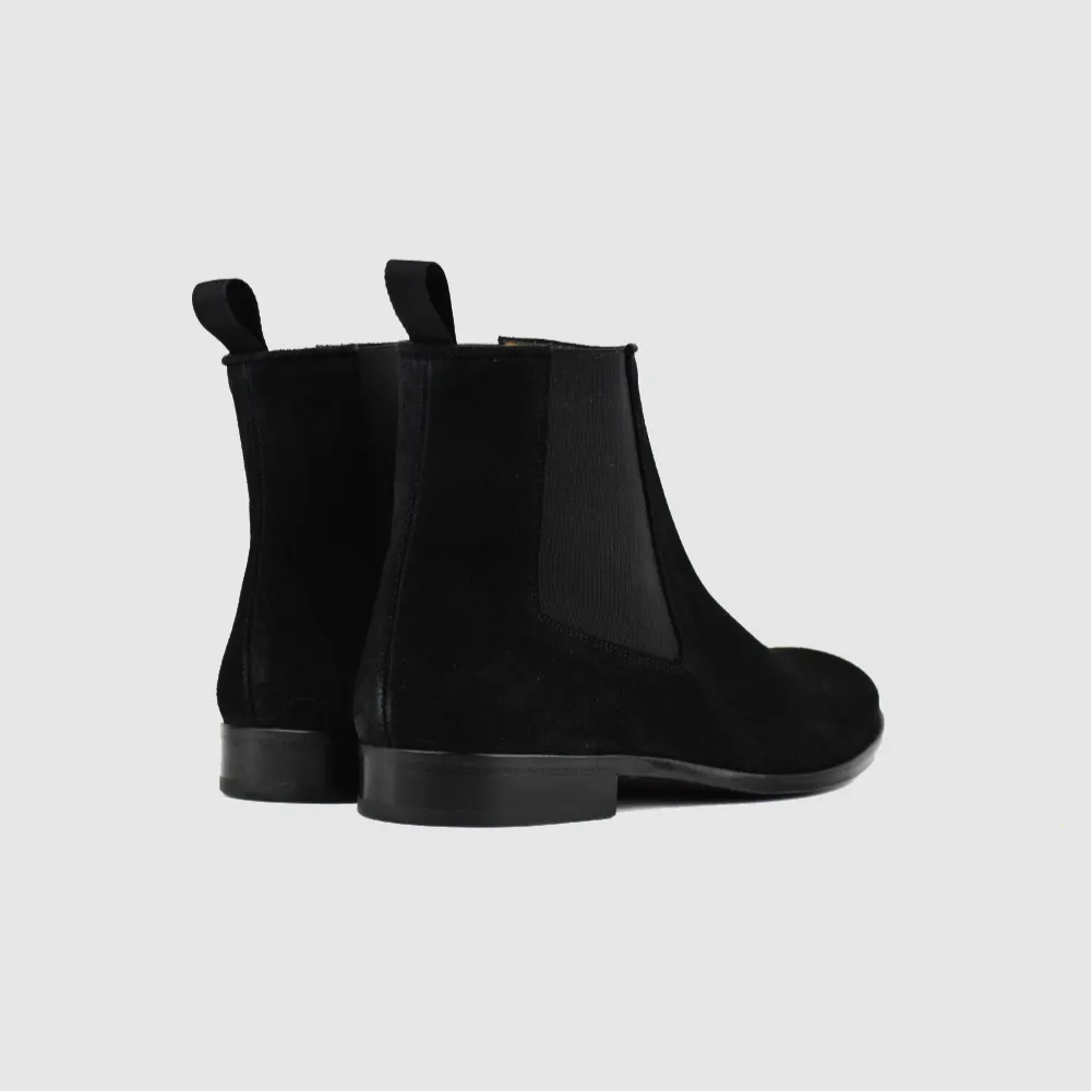 Chelseaboot JAHN suede black