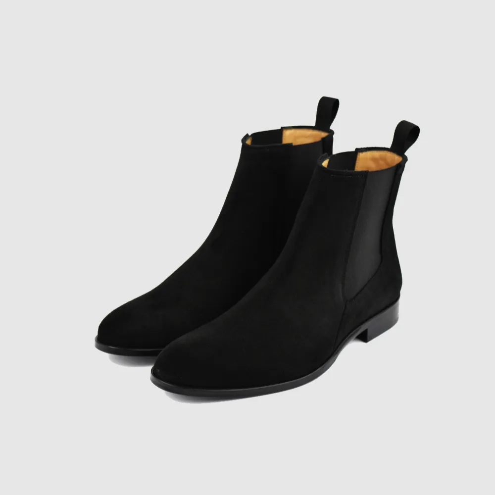 Chelseaboot JAHN suede black