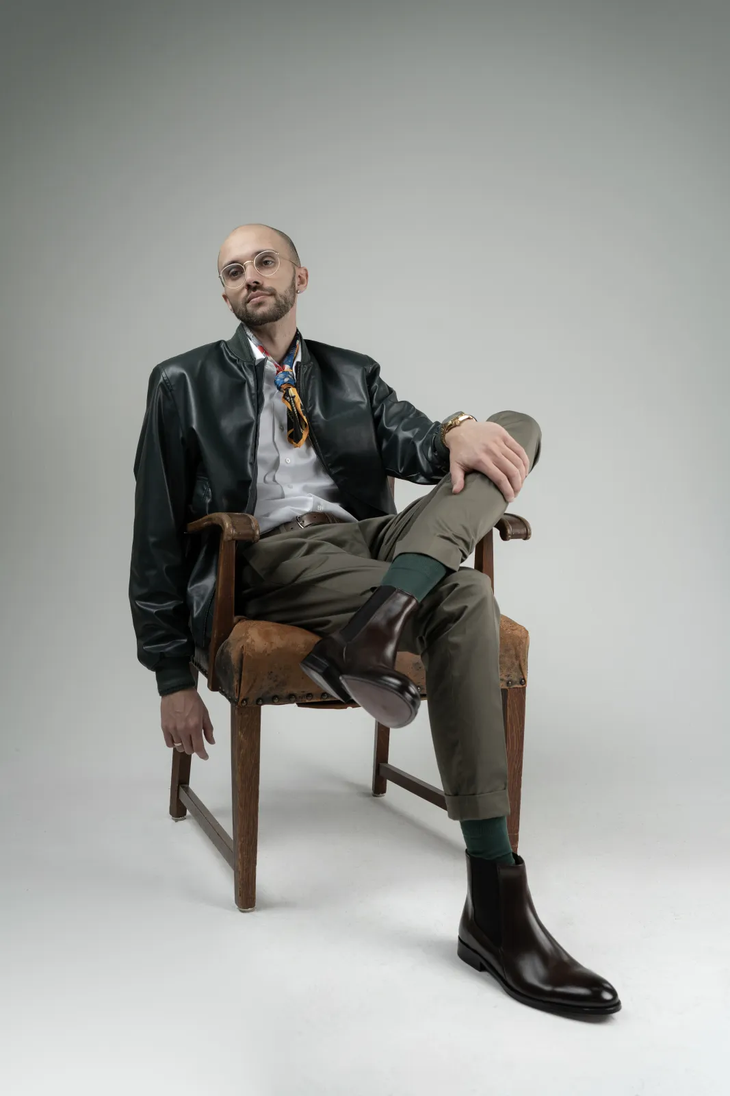 Chelseaboot JAHN vitello black