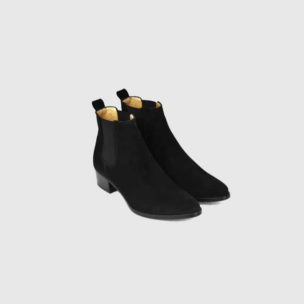 Chelseaboot JANA suede black