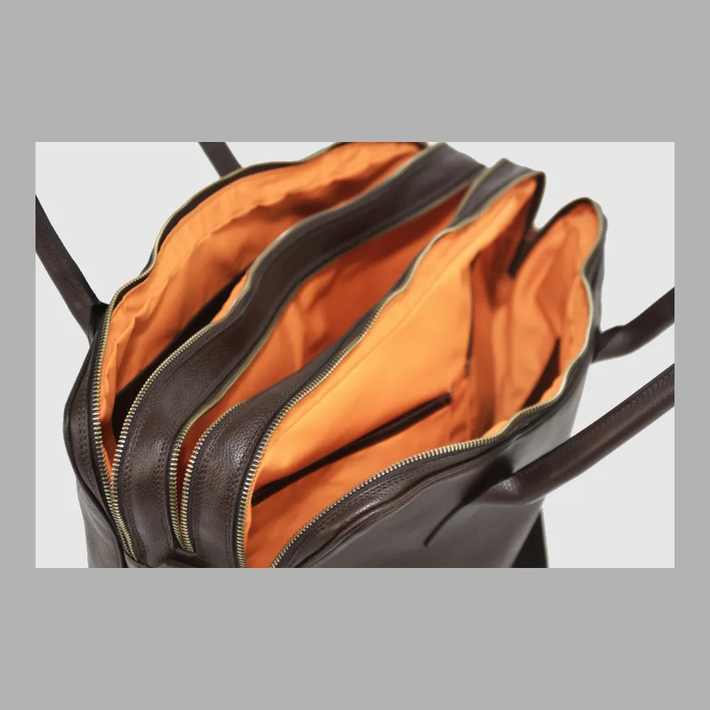 Tripplezipp Bag LUKA brown