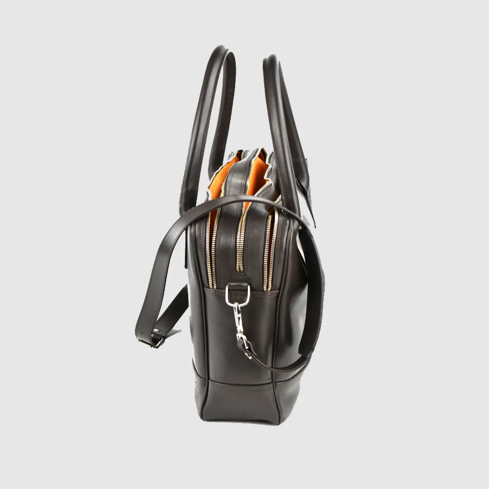 Trippelzippbag LUKA brown