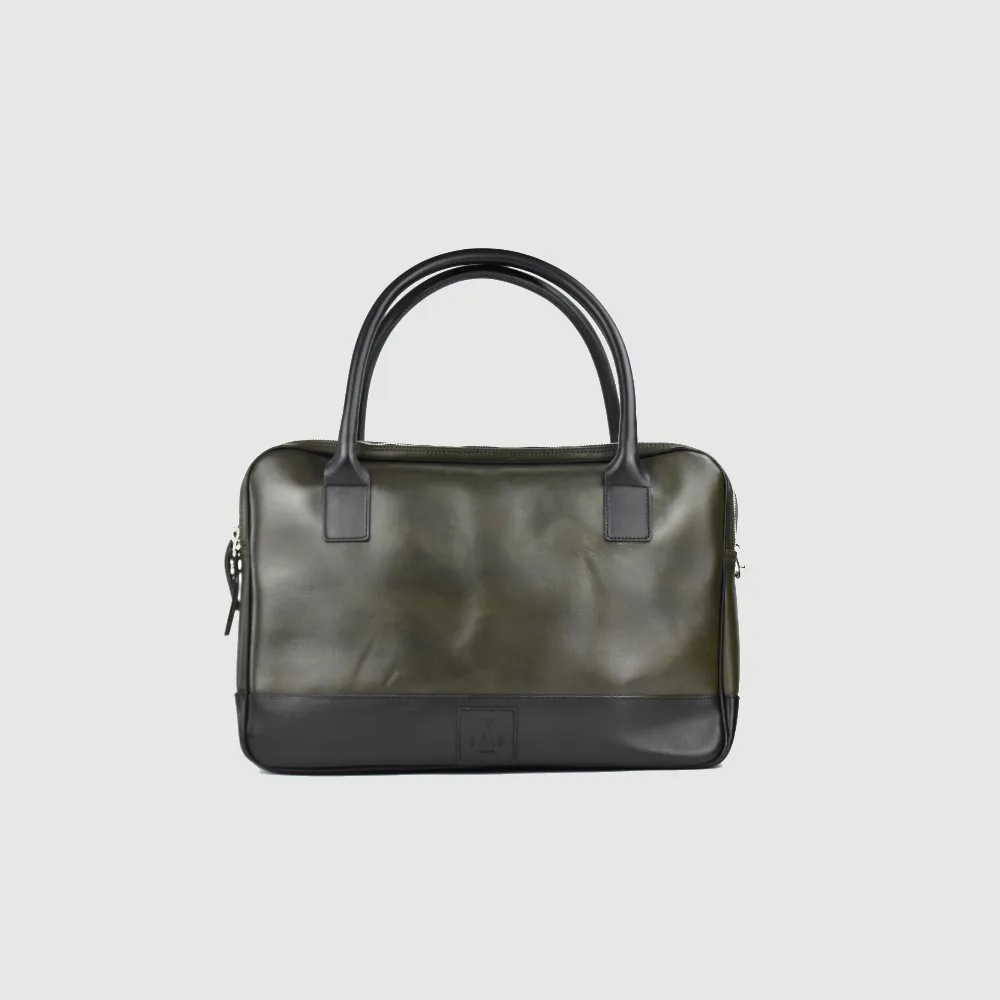 Trippelzippbag LUKA green-black