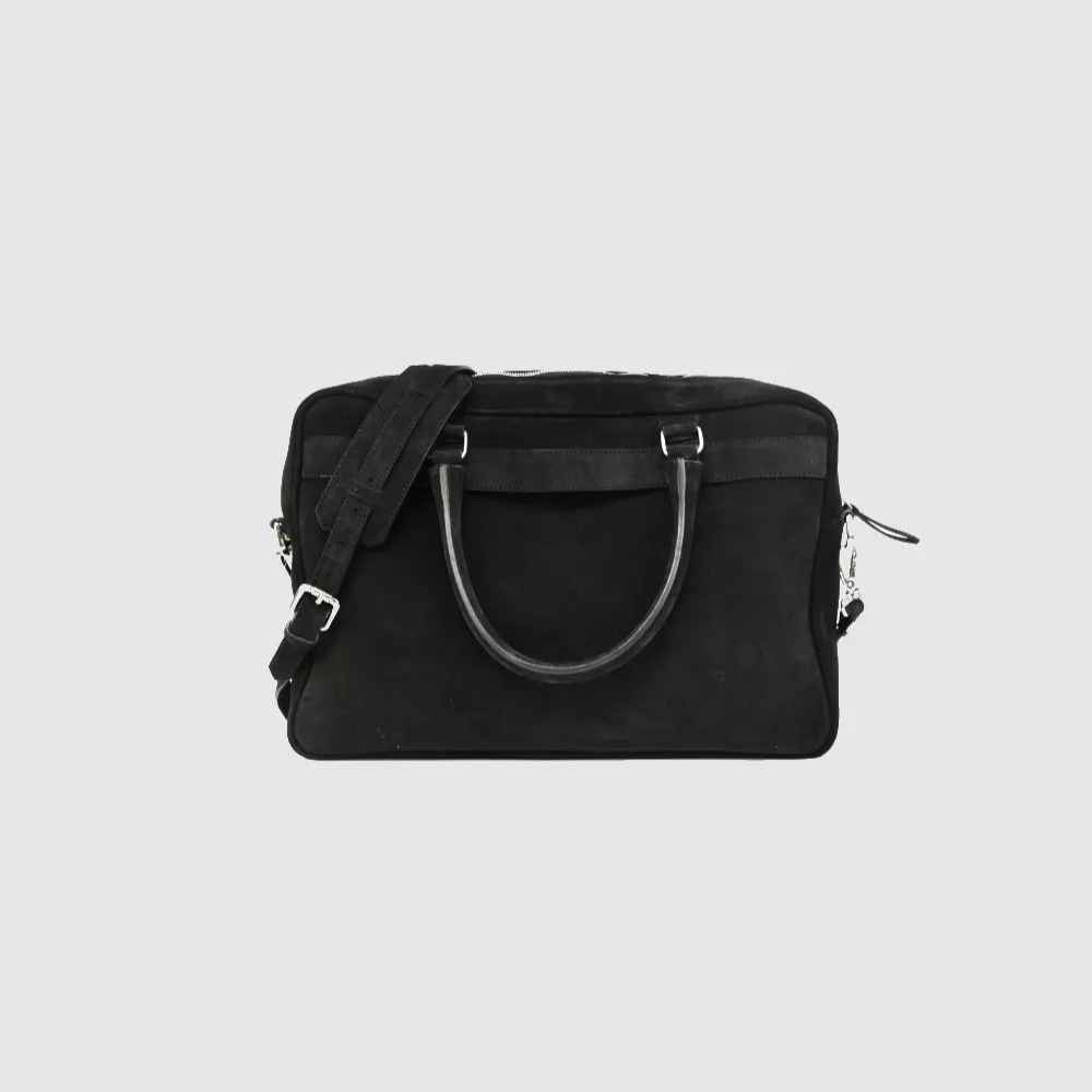 Singlezipp Bag MIKA suede black