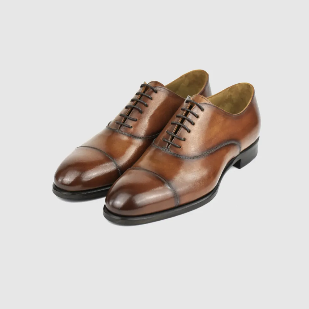 Oxford Cap Toe SÖREN cognac