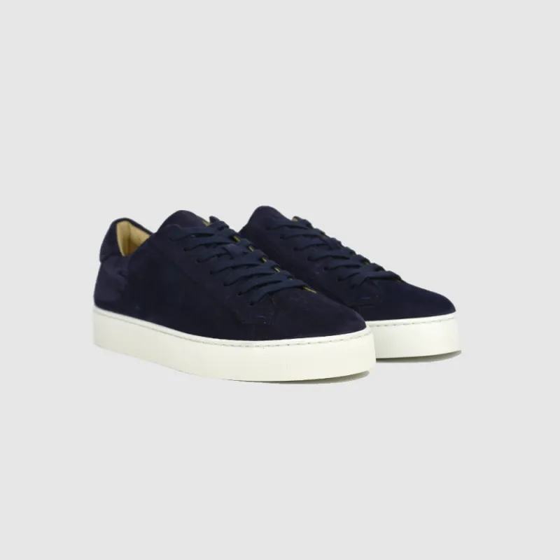 LUI Sneakerloafer - feines Veloursleder blue