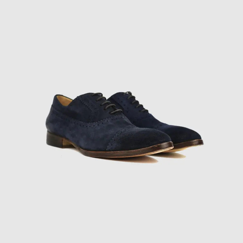 GIUSEPPE oxford half brogue - marine bleu