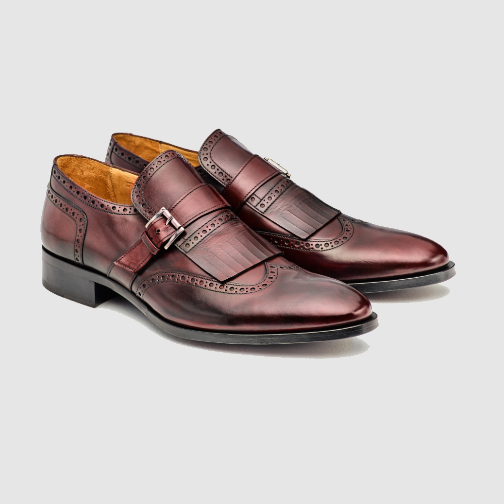 FLY MONK SINGLE BROGUE - PARMABORDEAUX GR.41 – Parma Bordeaux – Bild 2 von 3