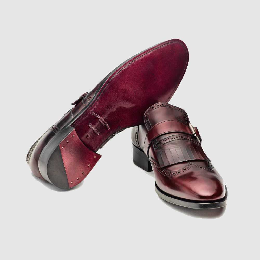 FLY MONK SINGLE BROGUE - PARMABORDEAUX GR.41 – Parma Bordeaux – Bild 3 von 3