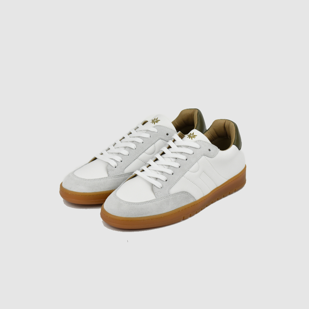 Sneaker BONNIE – Weiß/Grün – Image 5 sur 6