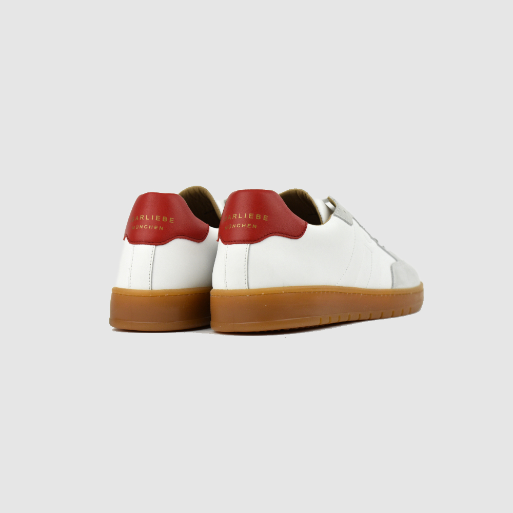 Sneaker BONNIE – Weiß/Rot – Image 3 sur 5
