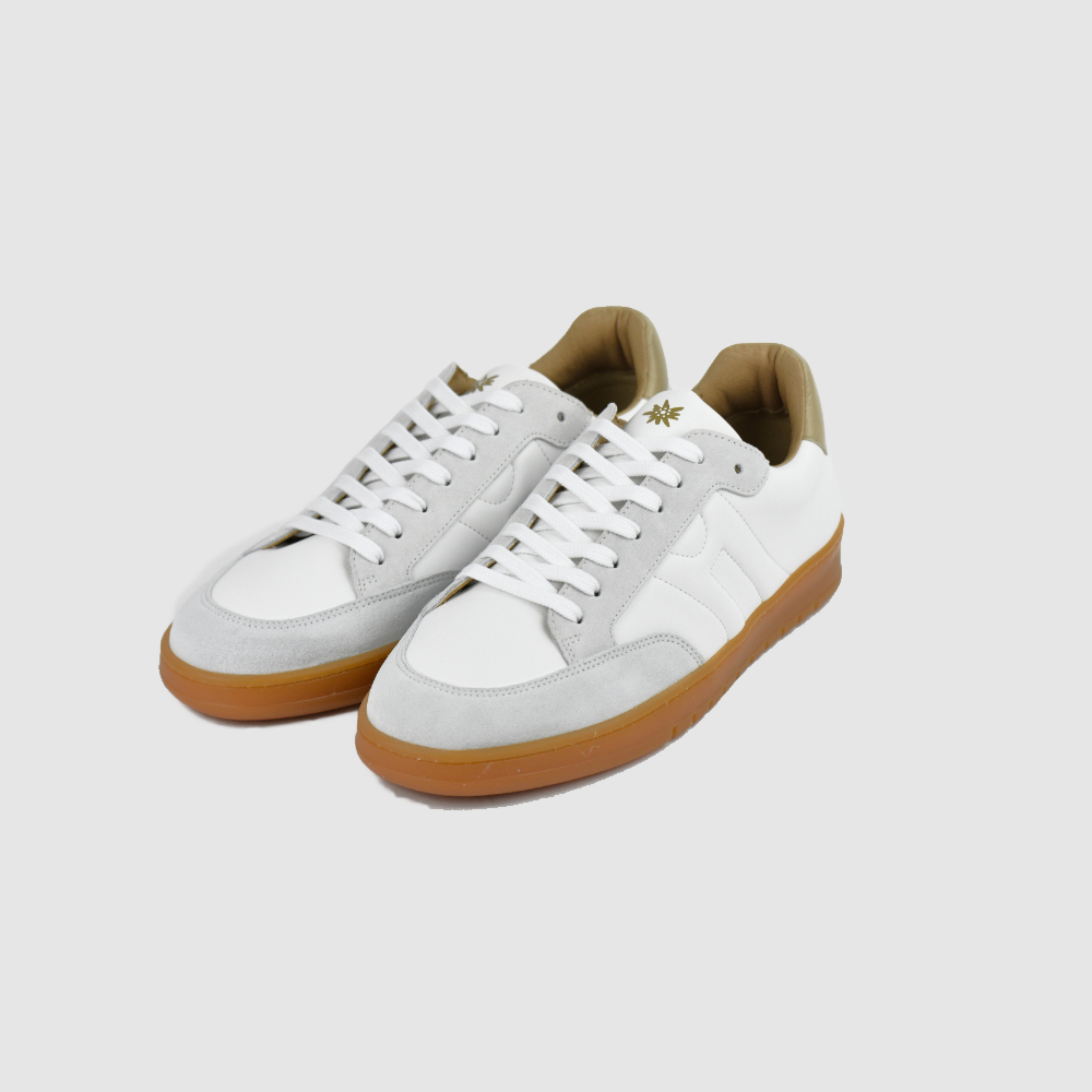 Sneaker CLYDE – Weiß/Beige – Immagine 4 di 5