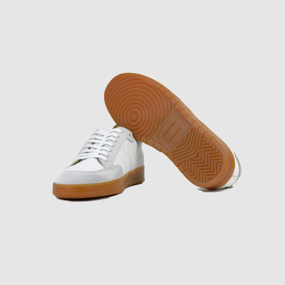 Sneaker CLYDE – Weiß/Beige – Immagine 5 di 5