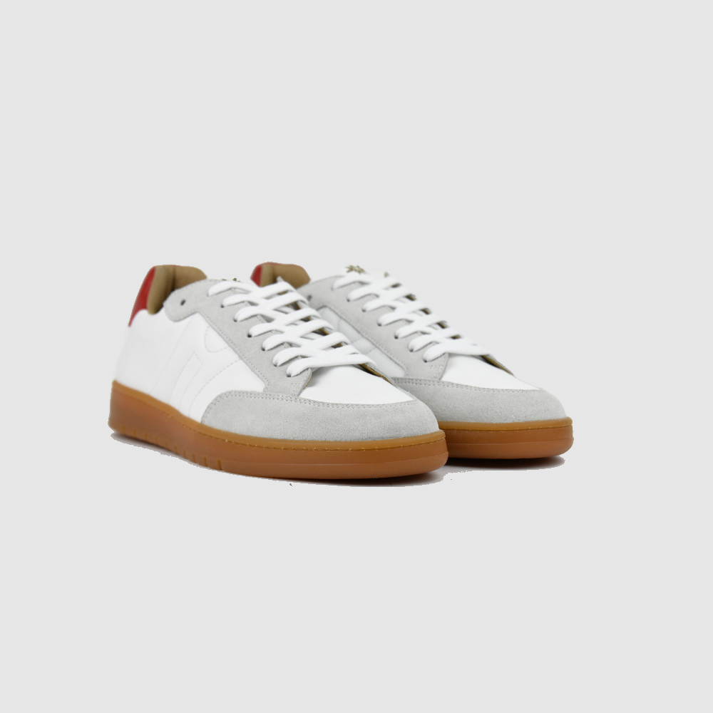 Sneaker CLYDE – Weiß/Rot – Bild 2 von 5