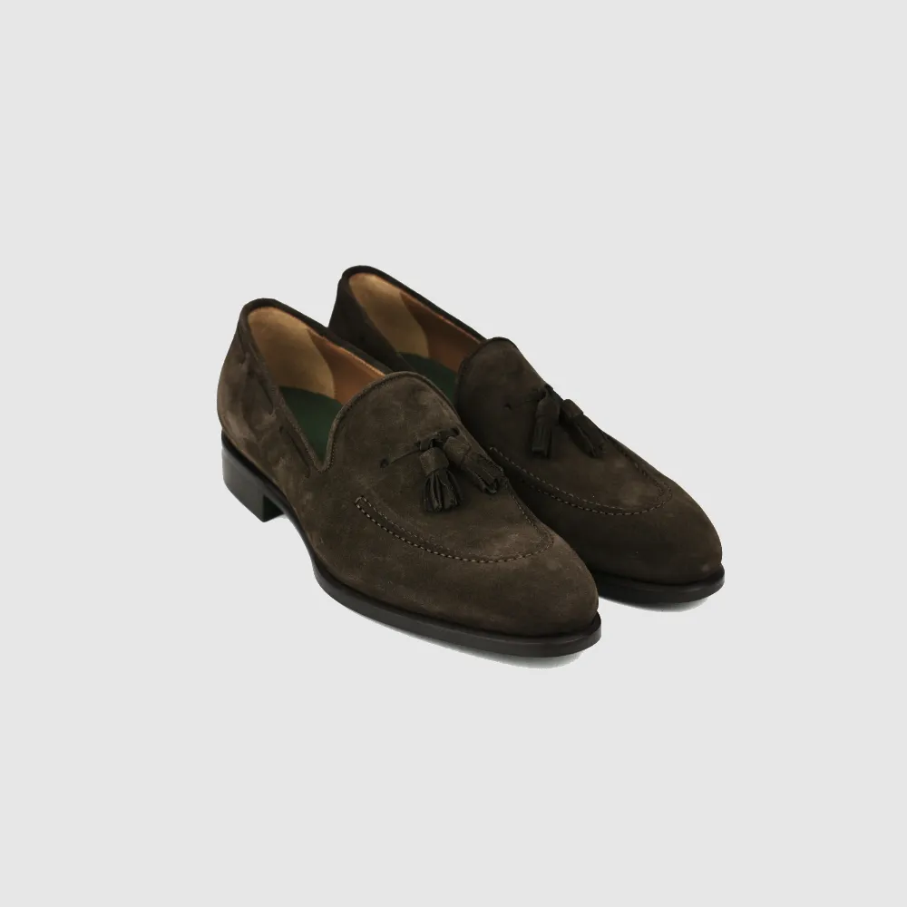 RICHARD Tassel Loafer - Suede Brown – Testa di Moro Veloursleder – Image 3 sur 5