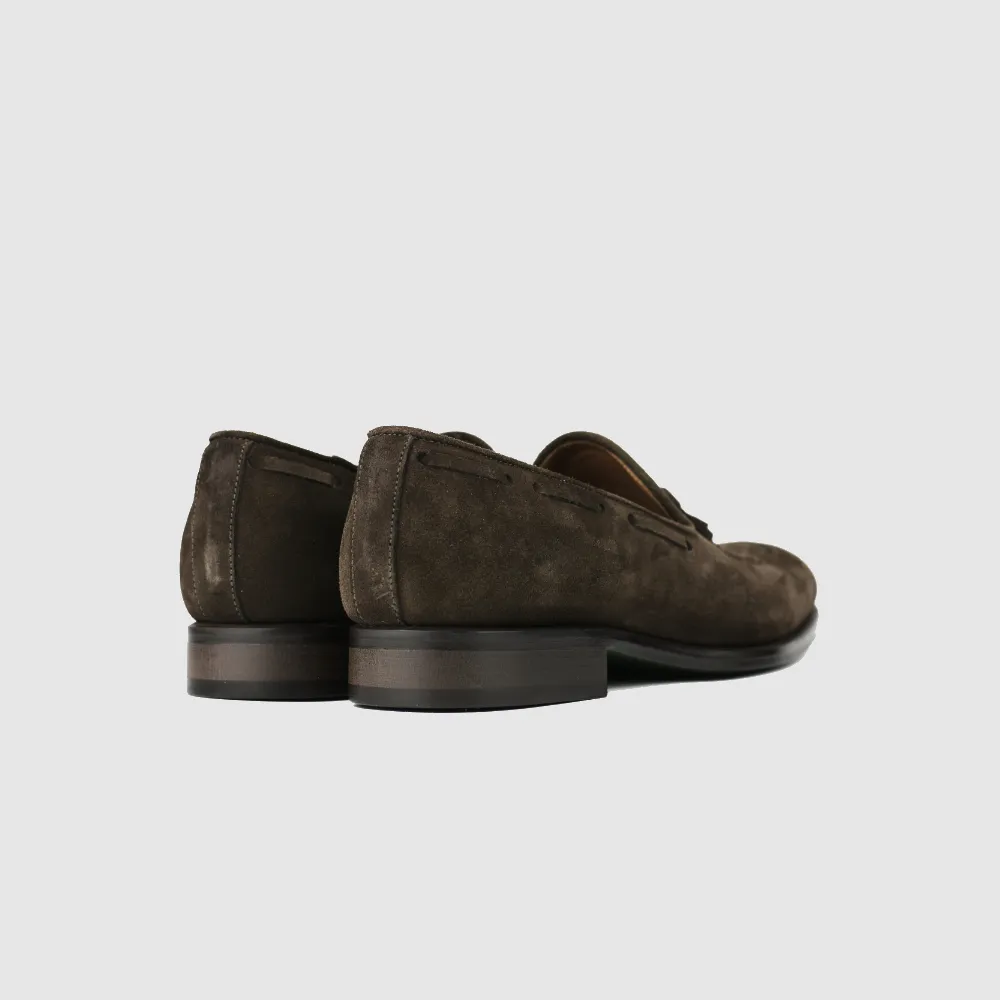 RICHARD Tassel Loafer - Suede Brown – Testa di Moro Veloursleder – Image 4 sur 5