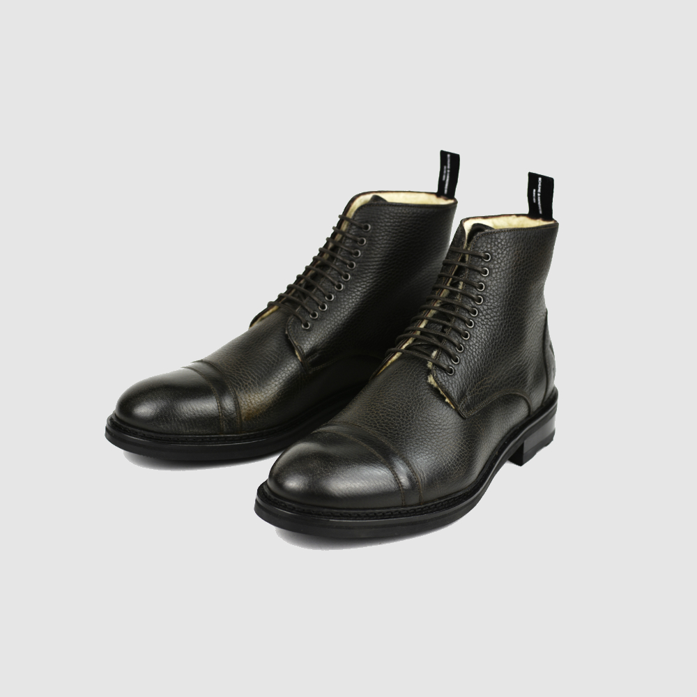 ILIA BOOT GRAIN-LAMMFELL TDM – Vintage Brown – Bild 4 von 5