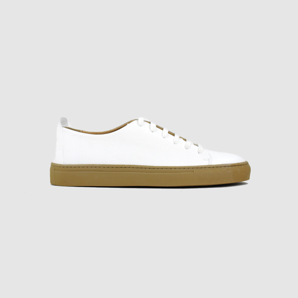 Low Top Sneaker ADAM – Weiß/Beige – Afbeelding 1 van 7