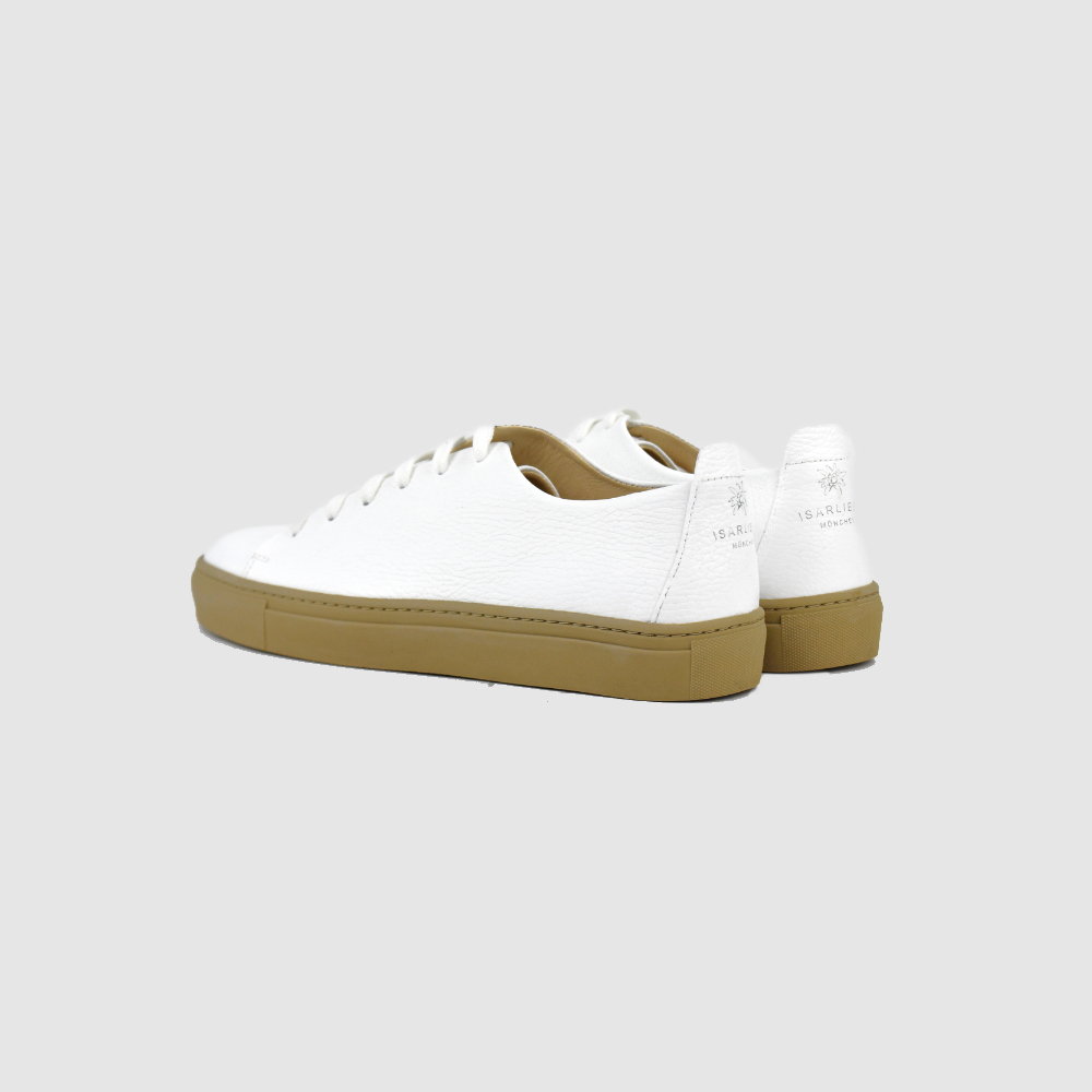 Low Top Sneaker ADAM – Weiß/Beige – Afbeelding 5 van 7