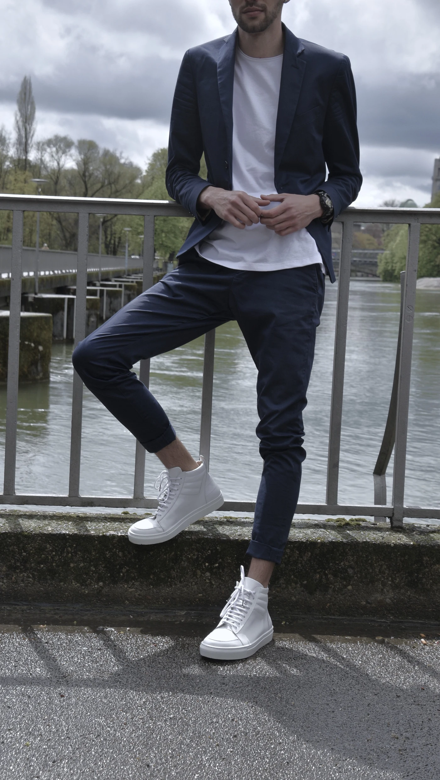 Hightop Sneaker ALEX – Weiß – Bild 2 von 4