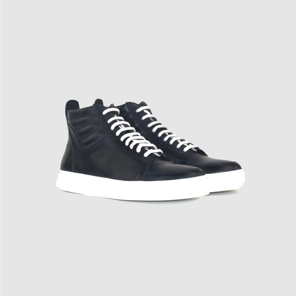 Hightop Sneaker ALEX – Blau – Bild 2 von 5