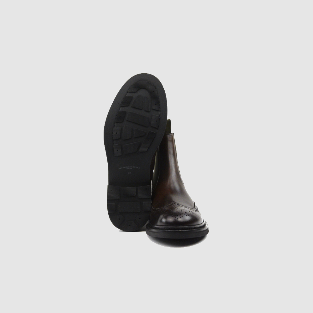 Chelseaboot CHARLES vitello castagno green – Castagno – Immagine 7 di 7