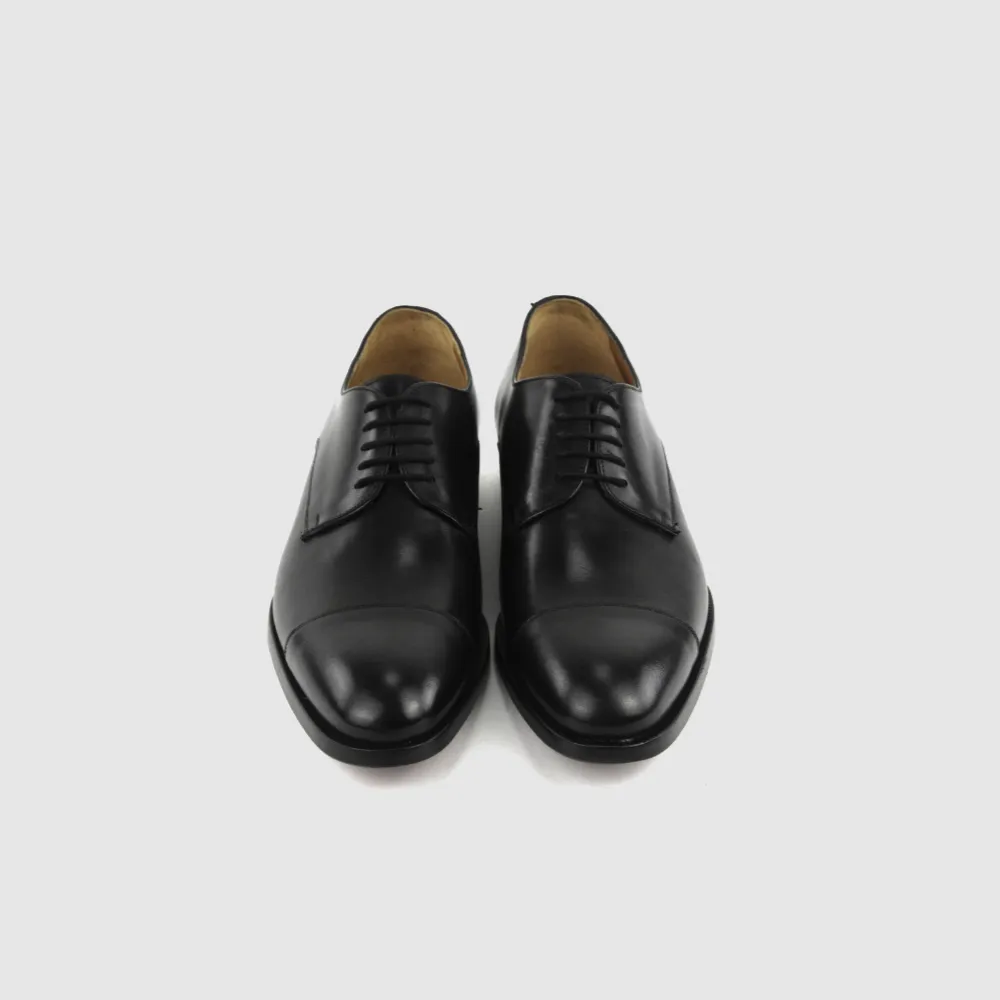 Derby Cap Toe HERMANN – Schwarz – Afbeelding 4 van 5