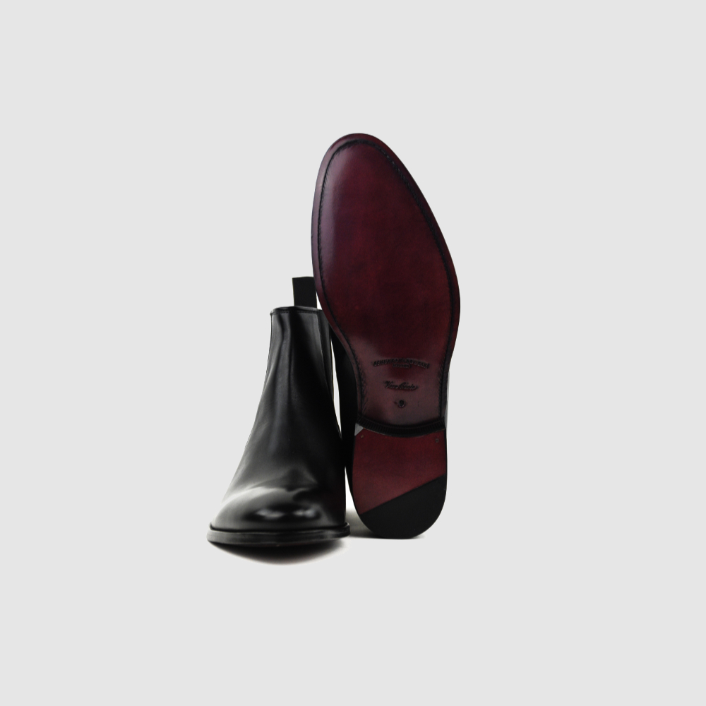 Chelseaboot JAHN – Schwarz Glattleder – Afbeelding 6 van 6