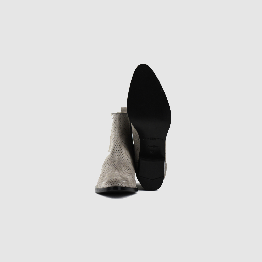 Chelseaboot JANA – Taupe perforiert – Immagine 5 di 5
