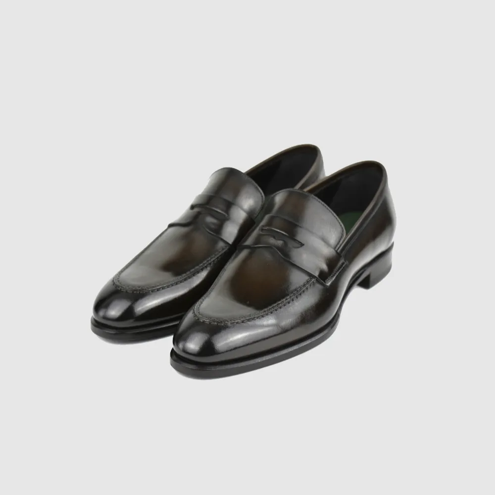 JOVAN Penny Loafer - vitello testa moro – Testa di Moro – Immagine 4 di 6