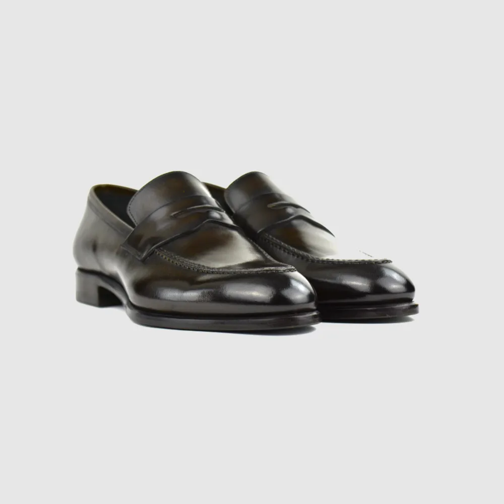 JOVAN Penny Loafer - vitello testa moro – Testa di Moro – Immagine 5 di 6