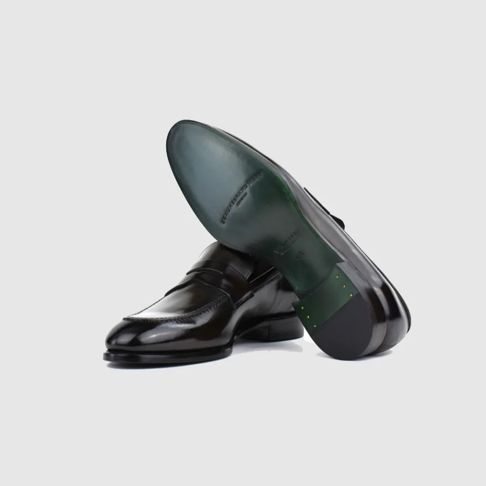 JOVAN Penny Loafer - vitello testa moro – Testa di Moro – Immagine 6 di 6