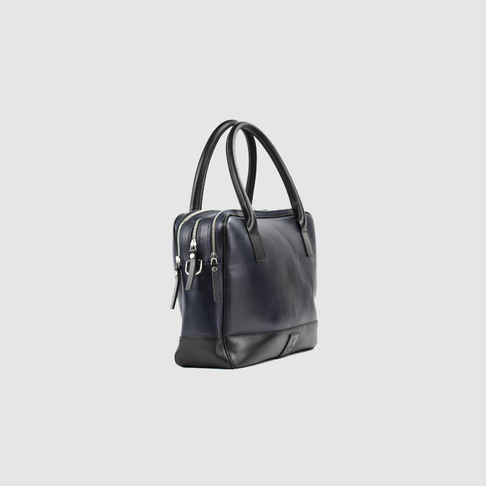 Trippelzipp Bag LUKA – Blau/Schwarz – Image 2 sur 5