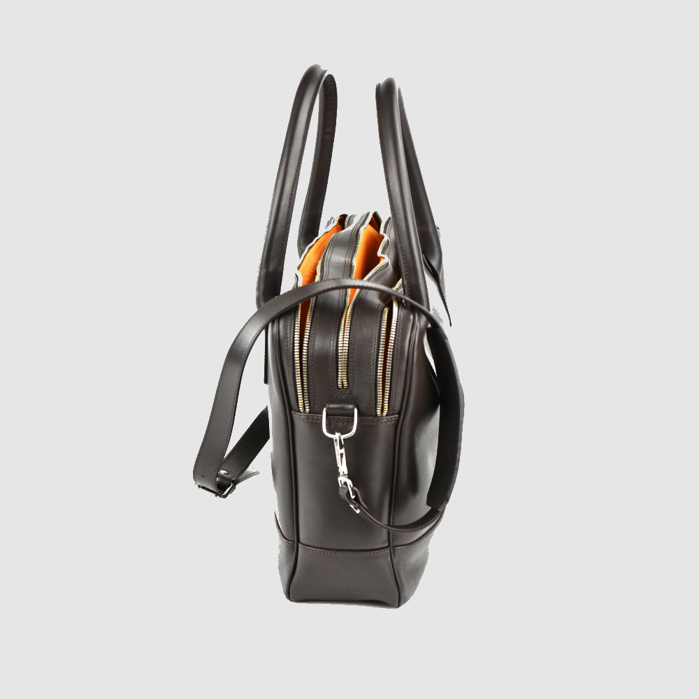 Trippelzipp Bag LUKA – Braun – Bild 3 von 7