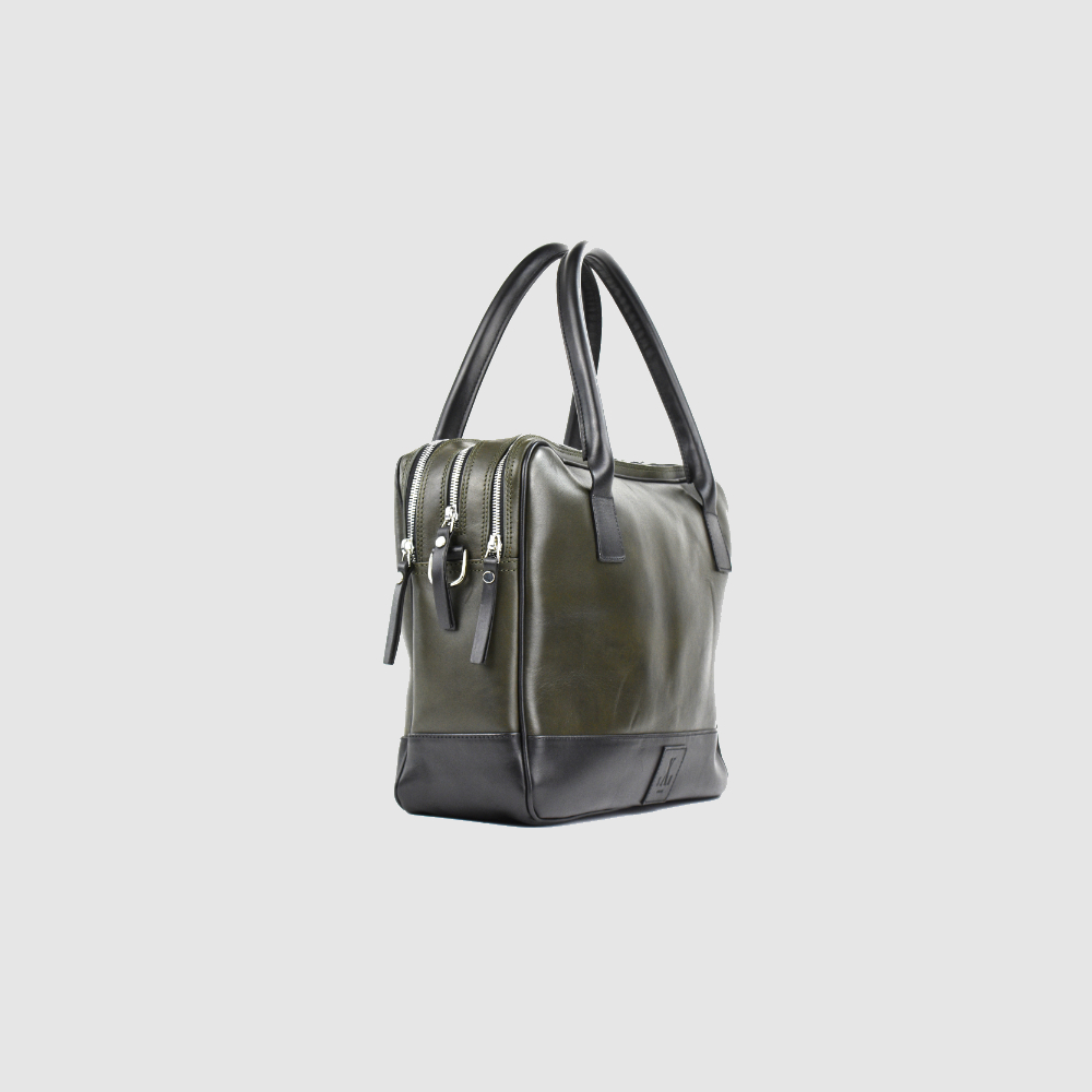 Trippelzipp Bag LUKA – Grün/Schwarz – Image 2 of 5