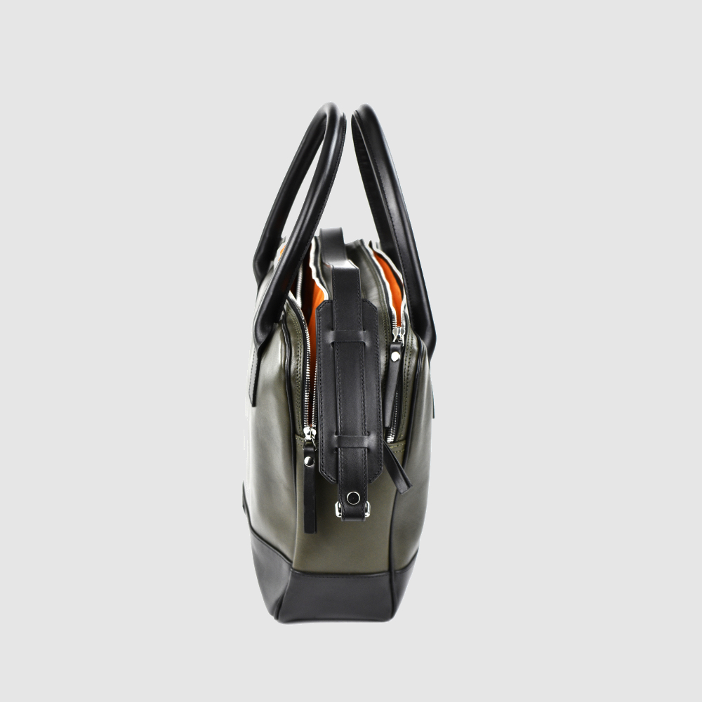 Trippelzipp Bag LUKA – Grün/Schwarz – Image 4 of 5