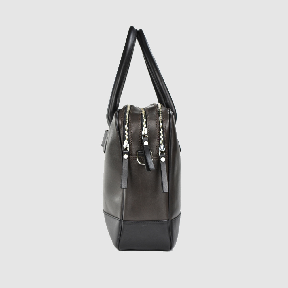 Trippelzipp Bag LUKA – Braun/Schwarz – Immagine 3 di 7