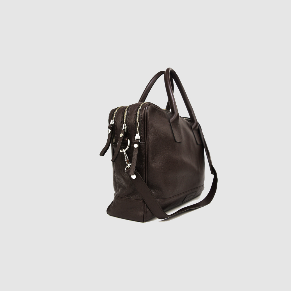 Tripple-Zipp Bag LUKA – Castagno – Bild 2 von 7